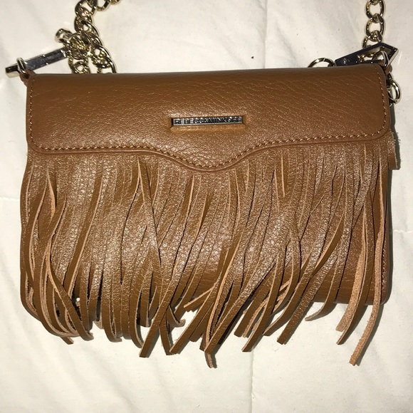 Rebecca Minkoff Brown Leather Crossbody Wallet - Picture 1 of 5